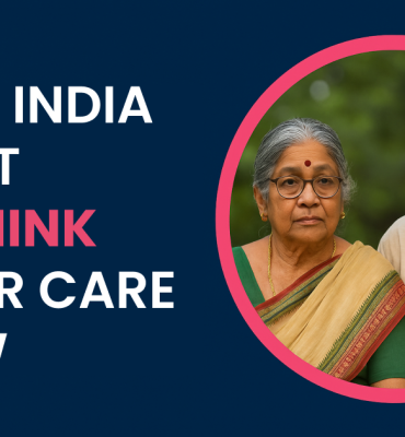 Elderly Indian couple symbolizing elder care in India